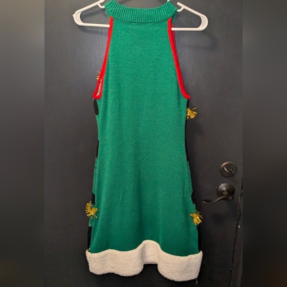 No Boundaries Medium 7-9 Christmas Tree Dress - Picture 3 of 4
